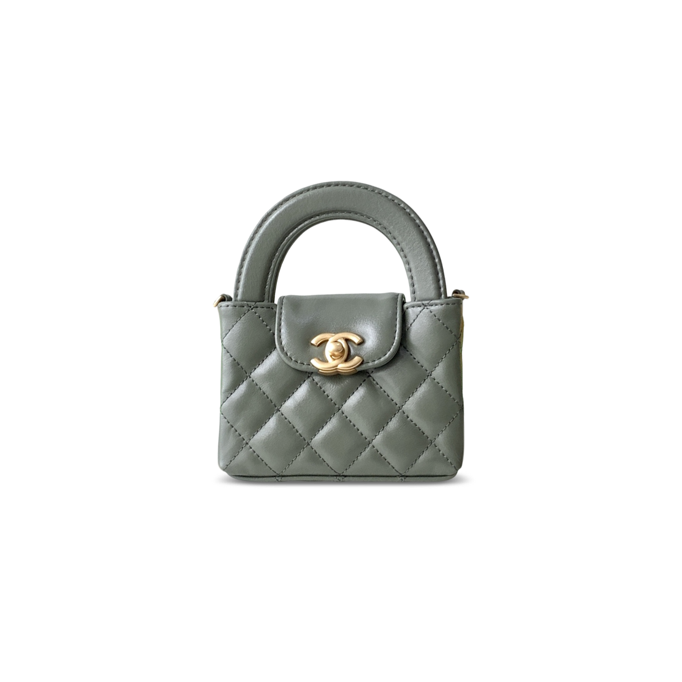 CHANEL KELLY NANO SHOPPING BAG AS3435 (12.5*8.3*4cm)